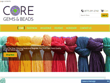 Tablet Screenshot of corebead.com